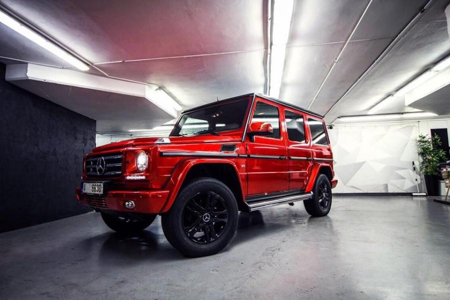  Mercedes Benz G550 Metallic Cherry Red by WrapStyle 2017 года  (фото 1 из 2)